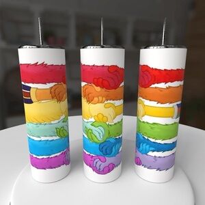 Colorful Rainbow Sesame Street Characters United Tumblers